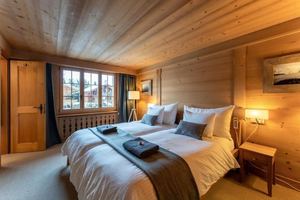 Charming Alpine Apartment Gstaad Luaran gambar