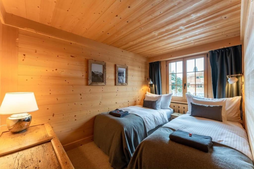 Charming Alpine Apartment Gstaad Luaran gambar