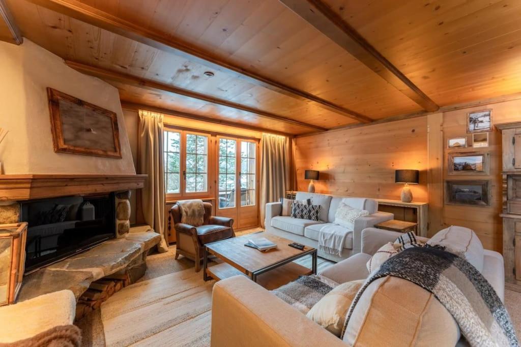 Charming Alpine Apartment Gstaad Luaran gambar